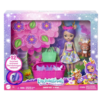 Lalka z akcesoriami Mattel Enchantimals Baby Best Friends Danessa Deer and Sprint (194735114023)