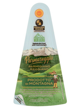 Сир пармезан Parmareggio Parmigiano Reggiano DOP Prodotto di Montagna витримка 24 місяці 250г