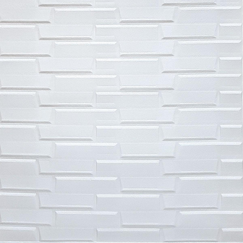 Самоклеющаяся 3D панель Sticker Wall белая кладка 3080х700х5мм SW-00001759