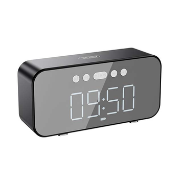 Колонка Bluetooth XO F41 Портативна з годинником Mirror Clock Чорний