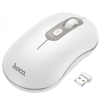 Миша Wireless Hoco GM21 Platinum 2.4G з чутливістю від 1000 до 1600 DPI Білий-Сірий