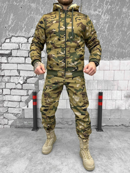 Тактический зимний теплый военный комплект Sparka ( Куртка + Штаны ), Камуфляж: Мультикам, Размер: XL