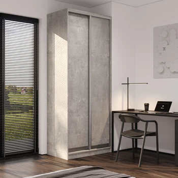 Шкаф-купе Viant Ligth1 ДСП+ДСП 1000х450x2200 мм Индастриал