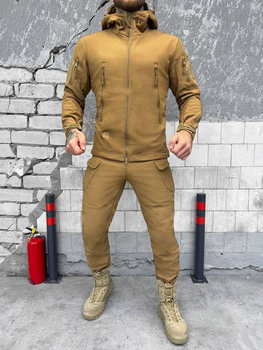 Тактичний зимовий теплий військовий комплект SND ( Куртка + Штани ), Камуфляж: Койот, Розмір: XXL
