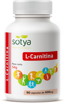 Suplement diety Sotya L Carnitina 600 mg 90 kapsułek (8427483006404)