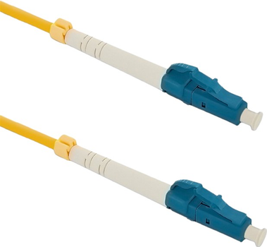 Patchcord światłowodowy Qoltec LC/UPC - LC/UPC Singlemode 9/125 G652D Duplex 5 m Żółty (5901878540177)