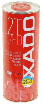 Мастило для 2-х тактних двигунів XADO 2T FC Atomic Oil, 1 л, з/б кругла/синтетика, арт.смаз224
