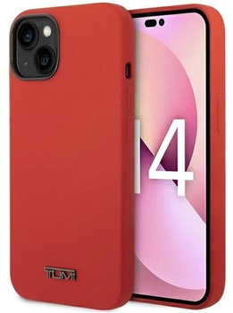 Etui TUMI Liquid Silicone do Apple iPhone 14 Red (3666339075439)