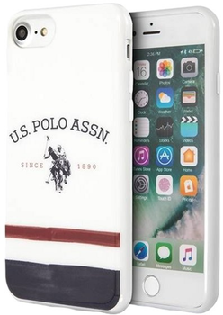 Etui U.S. Polo Assn Tricolor Pattern Collection do Apple iPhone 7/8/SE 2020/SE 2022 White (3700740475881)
