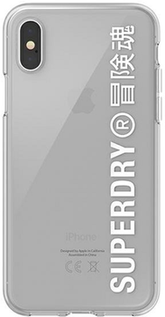 Панель Superdry Snap для Apple iPhone X/Xs Clear Case White (8718846079686)