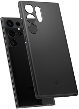 Etui Spigen Thin Fit do Samsung Galaxy S23 Ultra Black (8809896740166)