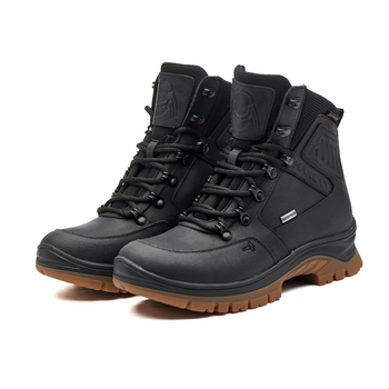 Ботинки Зимние тактические кожаные с мембраной Gore-Tex PAV Style Lab HARLAN 550 р.39 26см черные