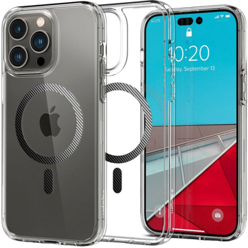 Etui Spigen Ultra Hybrid Mag do Apple iPhone 14 Pro Carbon Fiber (8809811864687)