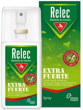 Спрей Relec Repelente De Insectos Extra Fuerte 75 мл (8470001667649)