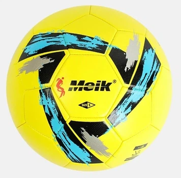 Мяч футбольный Meik Size №5 320 грамм Yellow/Blue/Black (C56010/03)