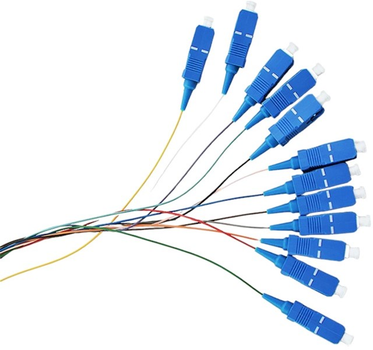 Zestaw pigtail światłowodowy Qoltec SC/UPC Singlemode G657A2 2 m 12 szt (5901878543642)