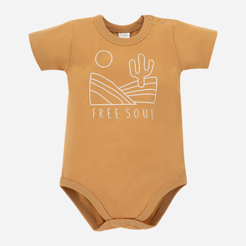 Боді-футболка Pinokio Free Soul 62 см Жовта (5901033284922)