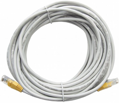 Патч-корд Qoltec UTP Cat 5 RJ-45 10 м White (5901878503608)