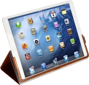 Etui z klapką Krusell Ekero TabletCase 60466 do Apple iPad 12.9" 1/2 Gen Koniakowy (7394090604662)