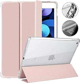 Etui z klapką Mercury Clear Back Cover do Apple iPad 10.9" 10th Gen Jasno-różowy (8809887869241)