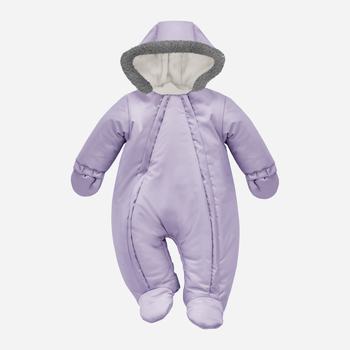 Суцільний комбінезон дитячий зимовий для новонароджених Pinokio Winter Warm Overall 62 см Фіолетовий (5901033309120)