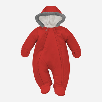 Kombinezon zimowy niemowlęcy Pinokio Winter Warm Overall-1 62 cm Czerwony (5901033309182)
