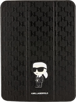 Чохол-книжка Karl Lagerfeld Saffiano Monogram Ikonik Folio Magnet Allover KLFC11SAKHPKK для Apple iPad 10.9" Black (3666339119140)