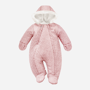 Суцільний комбінезон дитячий зимовий Pinokio Winter Warm Overall-1 80 см Рожевий (5901033309281)