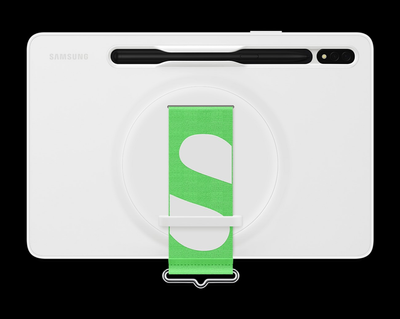 Etui plecki Samsung Strap Cover EF-GX700CW do Galaxy Tab S8 Biały (88060942883390)