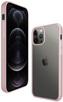 Панель Panzer Glass Clear Case для Apple iPhone 12/12 Pro Рожеве золото (5711724002748)