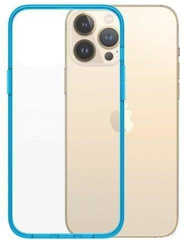 Etui Panzer Glass Clear Case Antibacterial Military grade do Apple iPhone 13 Pro Max Bondi Blue (5711724003417)