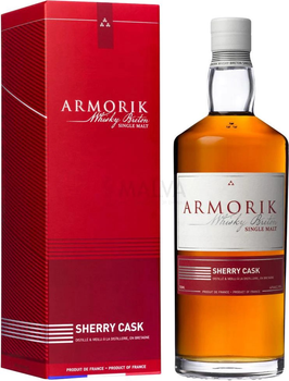 Віскі Armorik Sherry Cask 0.7 л 46% в подарунковій упаковці (3233990004476)