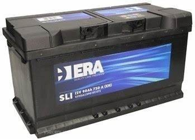 Акумулятор - ERA SLI , 90Ah , EN 720 , 353x175x190 (ДхШхВ) , правий "+" , 6СТ-90 АзЕ S590141