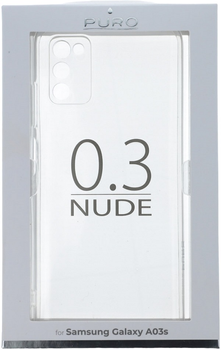 Панель Puro Nude 0.3 для Samsung Galaxy A03s Прозорий (8033830305221)