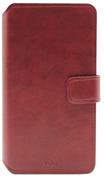 Etui z klapką uniwersalny Puro Wallet 360 XL Red (8033830294211)