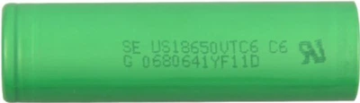 Аккумулятор Sony 18650 Li-Ion US18650VTC5, 2600mAh, 30A, 4.2/3.6/2.5V Green (YT17368)