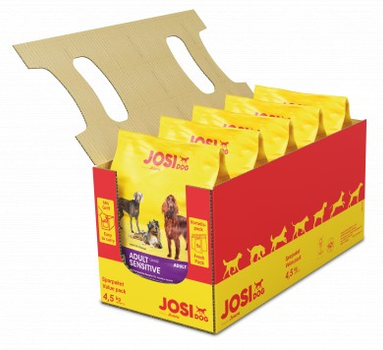Сухой корм Josera JosiDog Adult Sensitive Высокопереваримая формула для чувствительных собак 0,9 кг х 5 (4,5 кг)