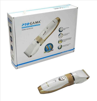 Профессиональная беспроводная машинка для стрижки Pro Ga.Ma GM-2153 со съемным аккумулятором