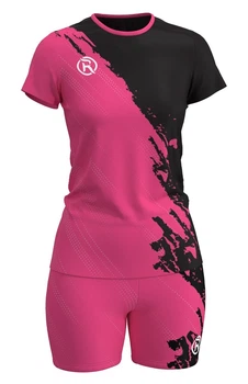 Форма волейбольна жіноча RIGO CHAMPION Black-Pink 2XL