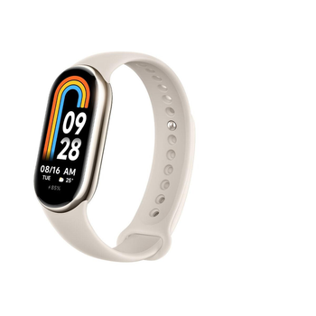 Розумний браслет XIAOMI Mi Smart Band 8 (BHR7166GL) бежево-золотистий