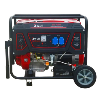 Бензиновий генератор Ewell EW7500E 6/7 кВт AVR електричний пуск