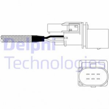 Лямбда зонд Delphi ES1101512B1 Skoda Fabia, Octavia; Volkswagen Golf, Caddy, Bora; Audi A2 047906262, O479O6262, 1K0998262G