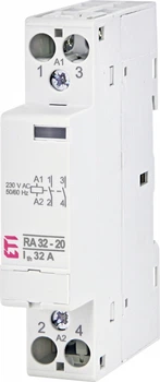 Контактор модульний 2P 32A 2NO 230V [2464075] RA 32-20 ETI