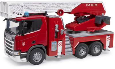 Пожaрнaя мaшинa Bruder Scania Super 560R with turntable ladder, water pump and L+S module (4001702035914)