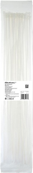 Opaski zaciskowe Qoltec Nylon UV 4.8 x 500 mm 50 szt Biały (5901878522135)