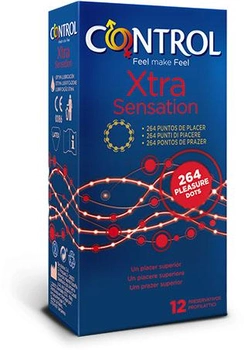 Prezerwatywy Condoms Control Xtra Sensation 12 szt. (8411134134417)