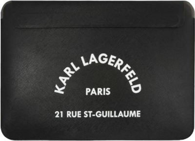 Pokrowiec na laptopa Karl Lagerfeld Saffiano RSG KLCS133RSGSFBK 13" Czarny (3666339002282)