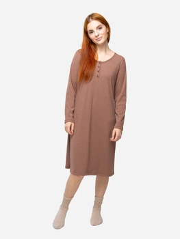 Ночная рубашка женская ROZA 230438 S Коричневая (4824005685323)