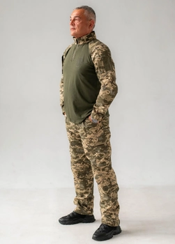 Костюм рубашка убакс и тактические брюки GorLin 56 Пиксель (Т-44Т/Бр32)