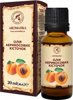 Олія Ароматика натуральна рослинна Абрикосових кісточок 20 мл (4820031050623)